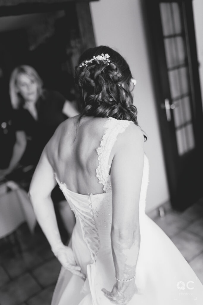 Coiffure de la mariée